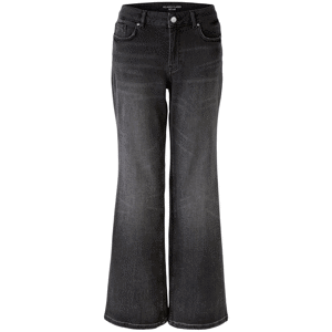 Oui Dark Grey Wide Leg Jeans